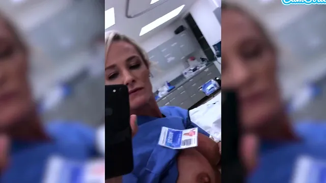 Fit Blonde Nurse Sydney Hail Is Dismissed After a Solo Show at the Hospital