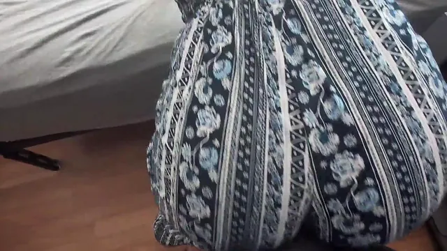 Big ass grinds on Evanandnina while fully clothed