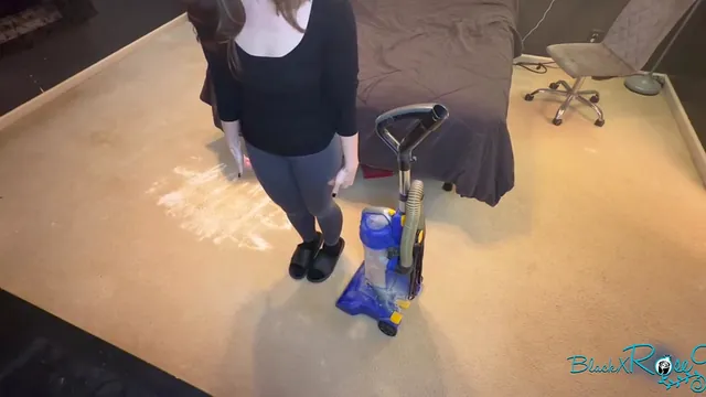 Blackxrose92 Vacuums the House Before Steaming the Carpet