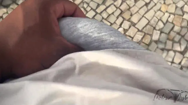 Melissa Lisboa flaunts on the street, then Maikinho Lisboa pounds her ass