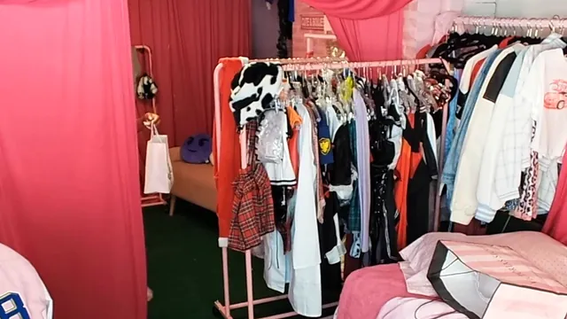 Trying on Lingerie Pieces Followed by a Bust Size Reveal
