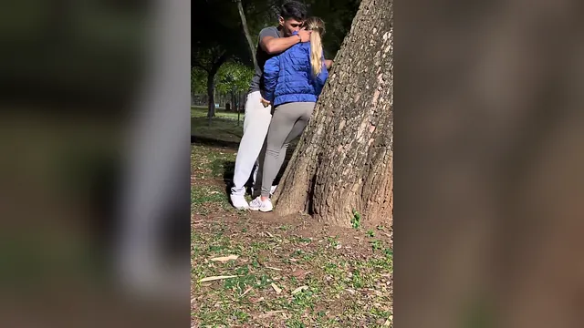 A big-dicked trainer fucks GataaaSp after a workout while her husband watches