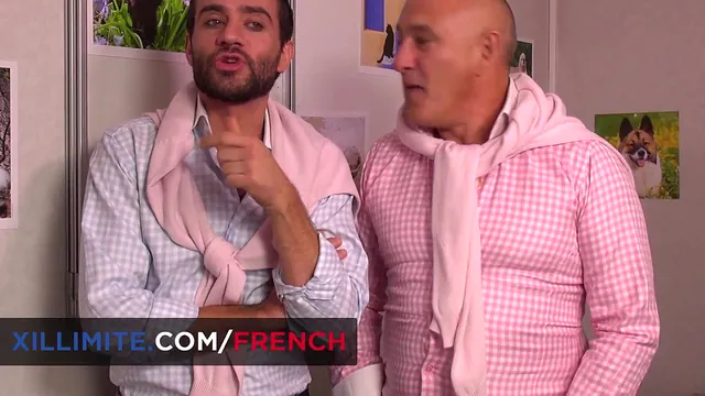 Busty French vet Marie Clarence takes two men at once in double penetration